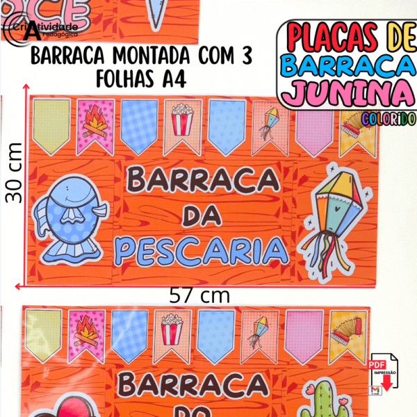 Placas De Barraca Junina – Criatividade Pedagógica